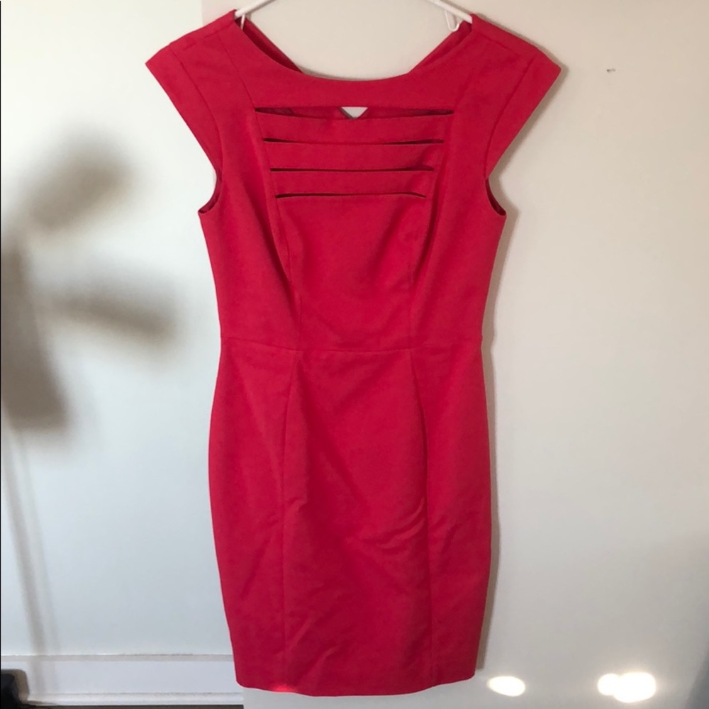 French Connection Hot Pink Dress